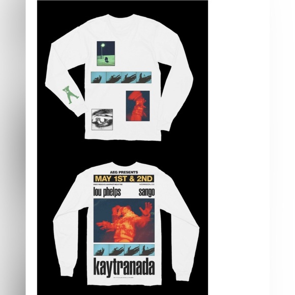Rare Kaytranada x Lou Phelps Red Rocks Concert Tee Merch EDM Size L - Picture 7 of 7